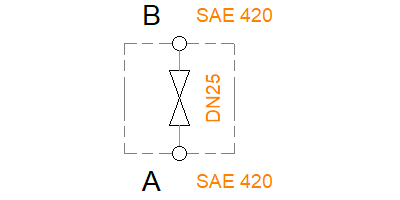 BKH-DN25-SAE420-SAEFS420